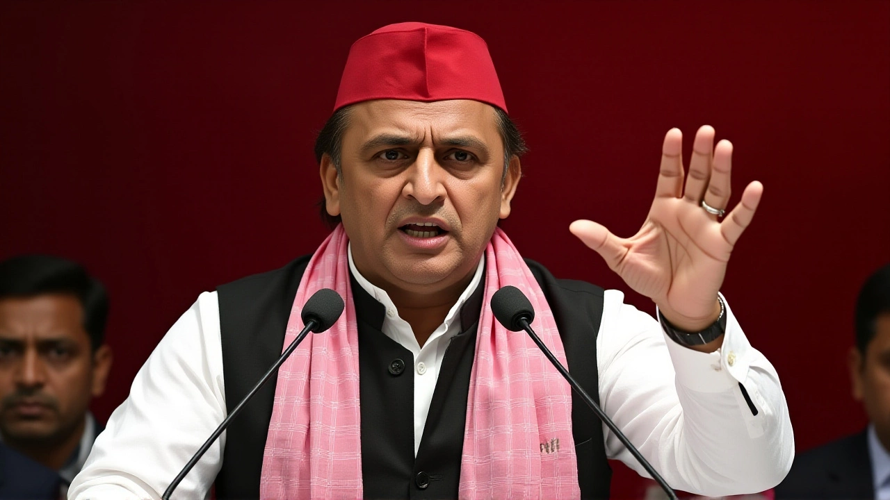 अखिलेश का 'षड्यंत्र' बयान, BJP और राकेश त्रिपाठी का पलटवार